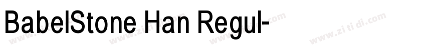 BabelStone Han Regul字体转换